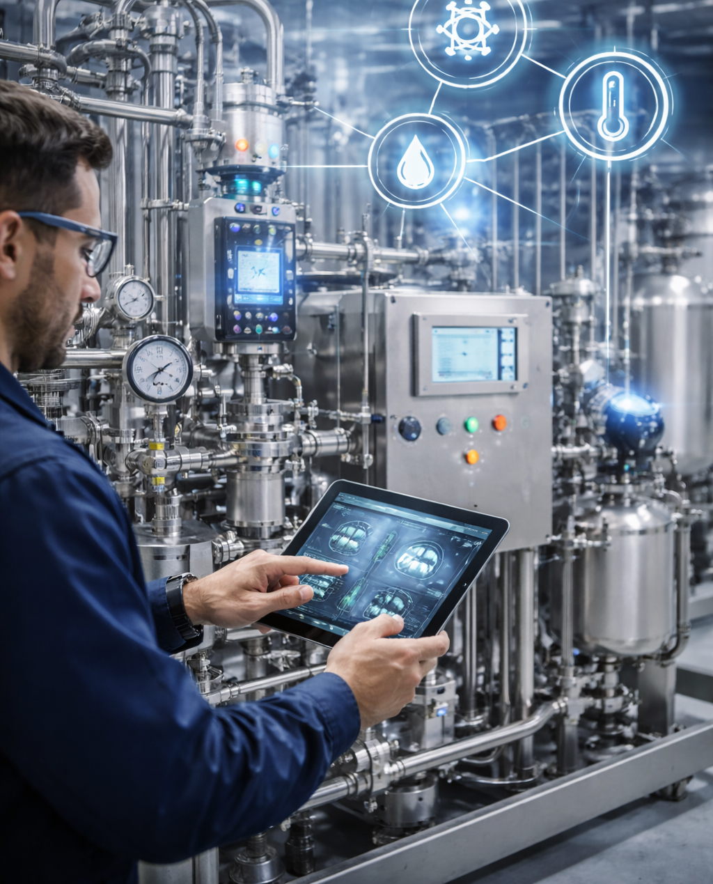 ADICO-Canada engineering team in industrial control facility