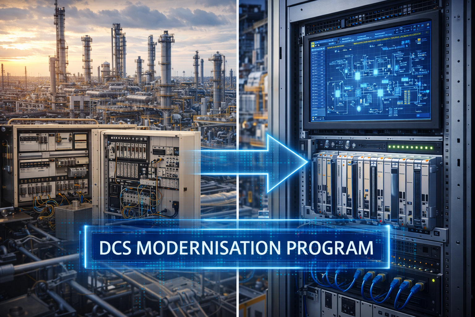 DCS Modernisation Program for chemical plant