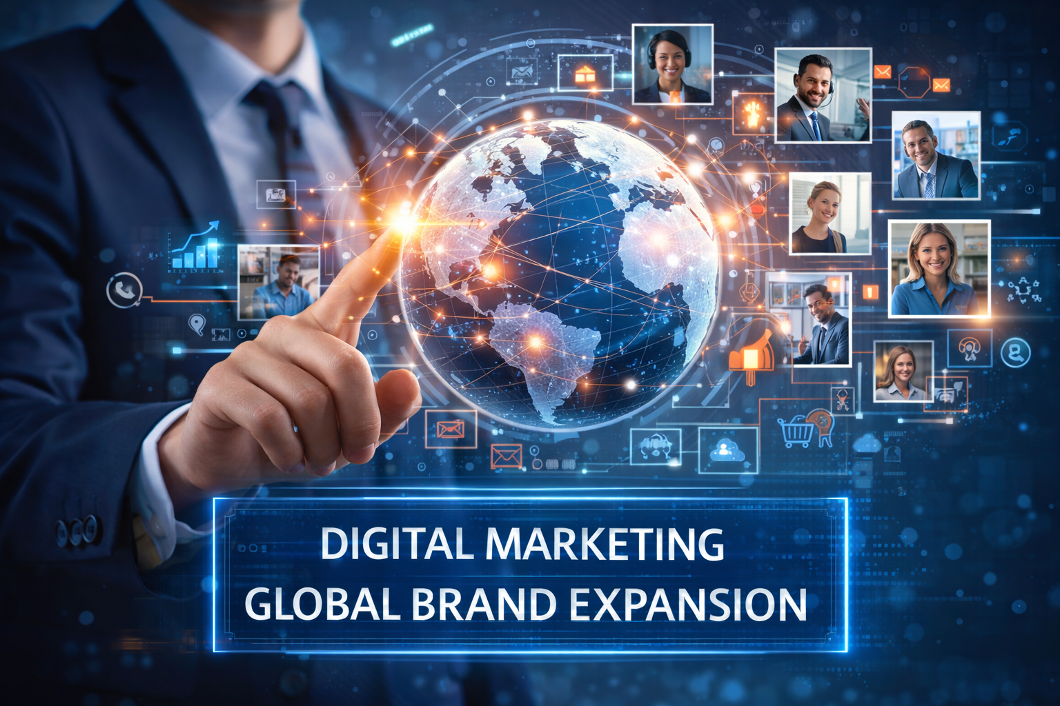 Global digital marketing campaign for industrial brand